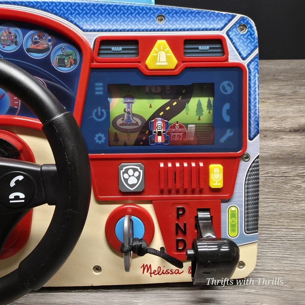Melissa & Doug - PAW Patrol Rescue Mission Interactive Dashboard - Tested Works!